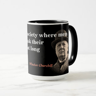 Winston Churchill Quote On Free Speech Mug
