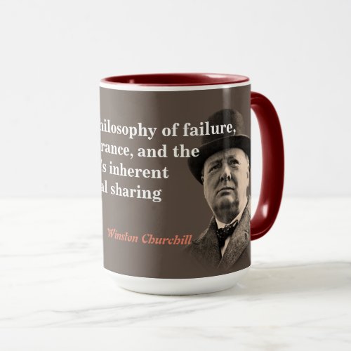 Winston Churchill Quote On Socialism Mug