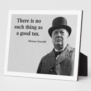 Winston Churchill Quote Plaque