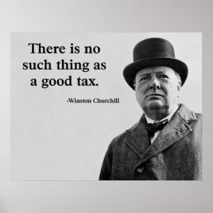 Winston Churchill Quote Poster