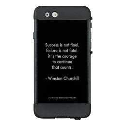 Winston Churchill Quote; Success LifeProof NÜÜD iPhone 6 Case