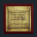 Winston Churchill Quote; Success Vintage Aged Wood Gift Box<br><div class="desc">Winston Churchill Quote; Success,  with Vintage Aged Wood background,  Gift Boxes. Success is not final,  failure is not fatal: it is the courage to continue that counts. - Winston Churchill Quote. Success is not final,  failure is not fatal; it's the courage to continue that counts.</div>