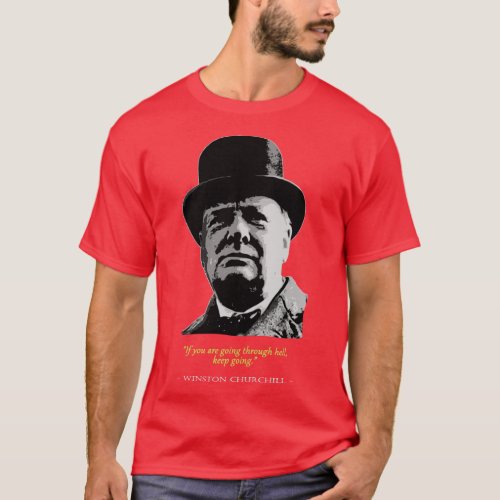 Winston Churchill Quote T_Shirt