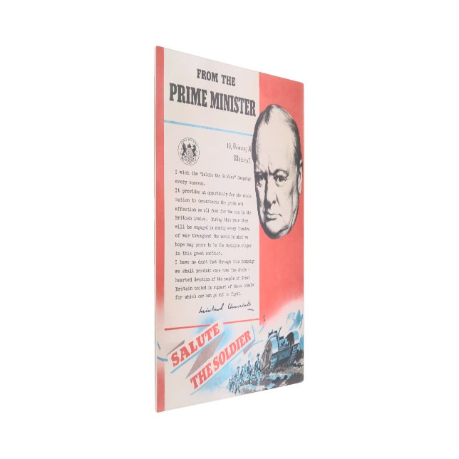 Winston Churchill, Reprint of British WW2 poster (3/4)