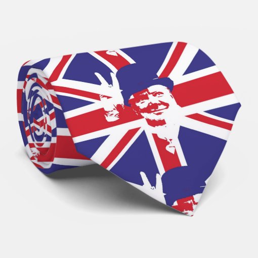 churchill dot tie