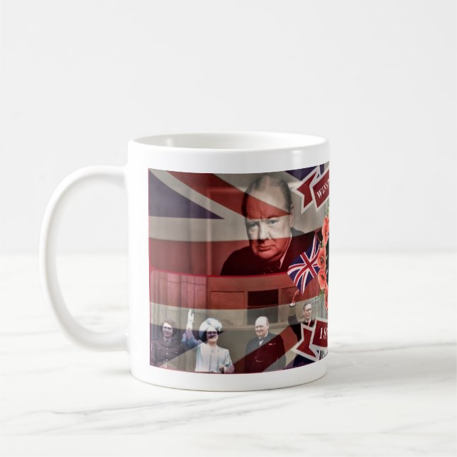 Winston Churchill Tribute Mug – British Heritage  (Left)