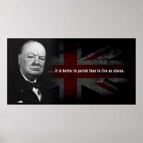 WINSTON CHURCHILL WISDOM POSTER