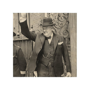 Winston Churchill Wood Wall Art