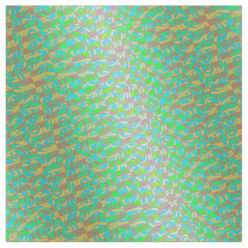 Winston Op Art Emerald Green Fabric