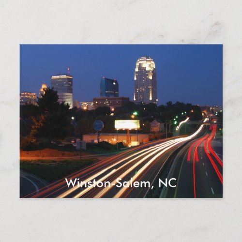 Winston_Salem NC Postcard
