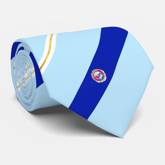 Winston-Salem (North Carolina) city flag Neck Tie (Rolled)