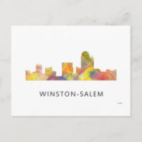 WINSTON - SALEM, NTH CAROLINA SKYLINE -