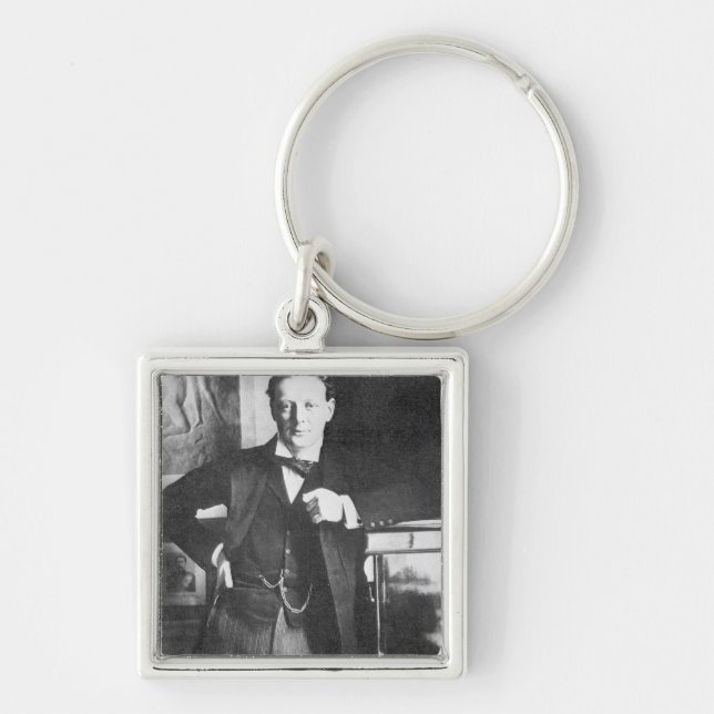 Winston Spencer Churchill in 1904 Keychain (Front)