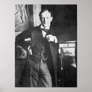 Winston Spencer Churchill in 1904 Poster