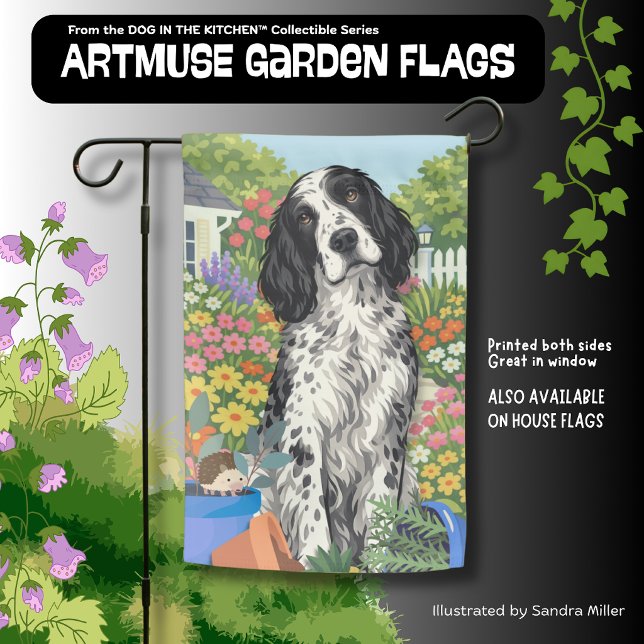 WINSTON the English Setter Garden Flag (Creator Uploaded)