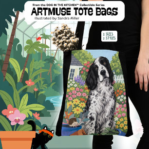 WINSTON the English Setter Tote Bag