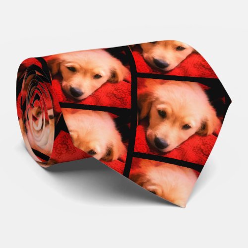 Winston the Golden Holiday Tie