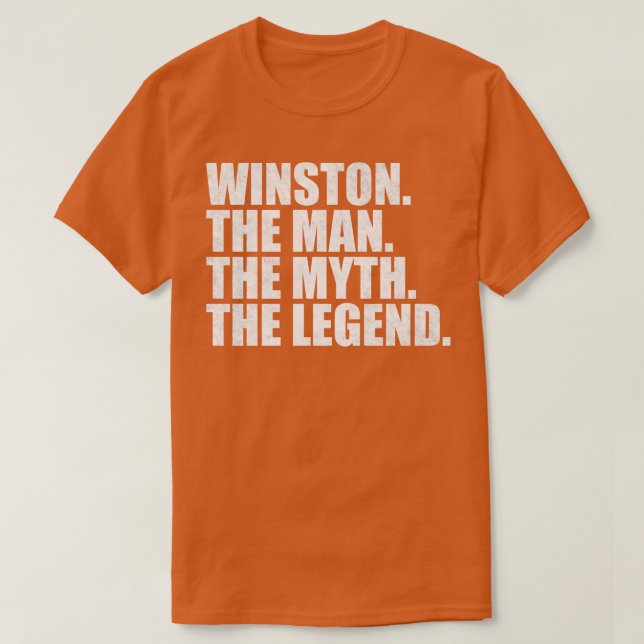 WinstonWinston Name Winston given name T-Shirt (Design Front)