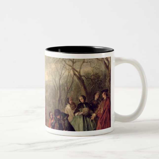 Winter, 1738 Two-Tone coffee mug (Right)