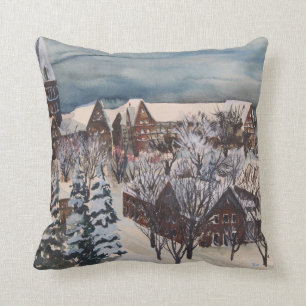 ''Winter 1968'' Throw Pillow