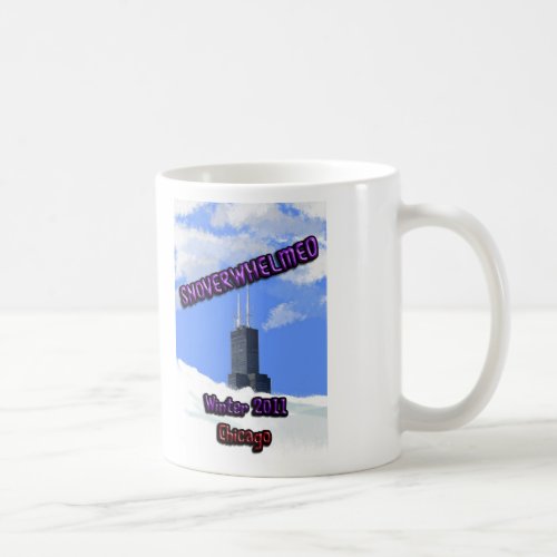 Winter 2011 Chicago and snow gauge Coffee Mug