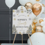 Winter 70th Birthday Welcome sign<br><div class="desc">Winter 70th Birthday Welcome sign</div>