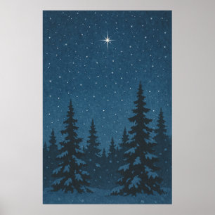 Winter 9, North Star Pines, Seasonal Print
