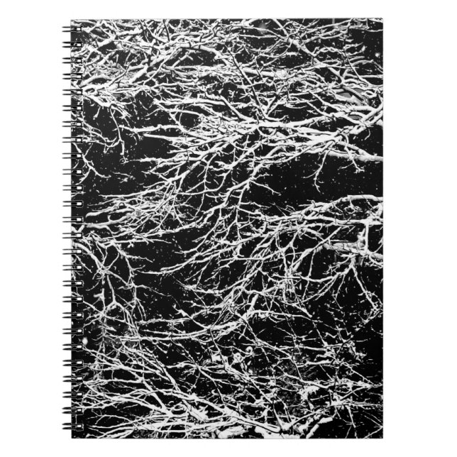 'Winter Abstract' Notebook/Journal Notebook (Front)