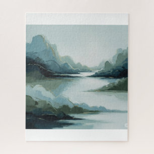 Winter Abstraction Jigsaw Puzzle