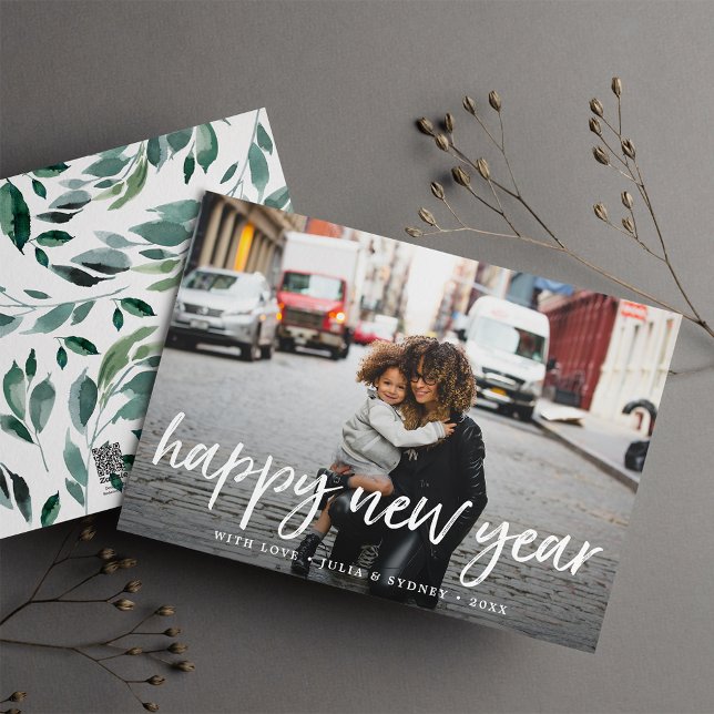 Winter Abundance | Happy New Year Photo Card (Creator Uploaded)