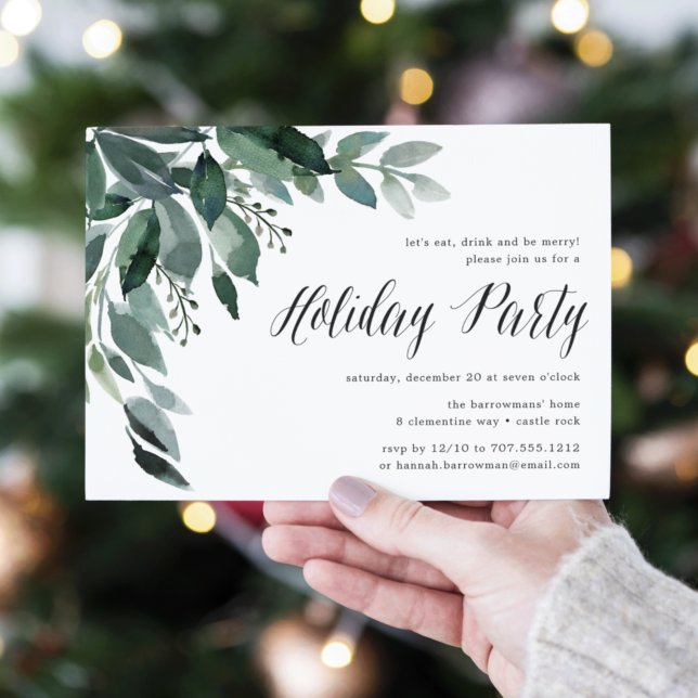 Winter Abundance | Holiday Party Invitation (Creator Uploaded)