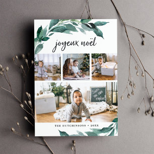 Winter Abundance Holiday Photo Collage Card