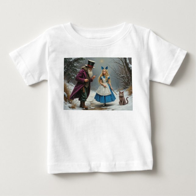 Winter Alice baby white shirt (Front)