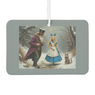 Winter Alice gray car air freshener