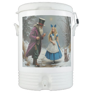 Winter Alice Igloo beverage cooler 10 gallon