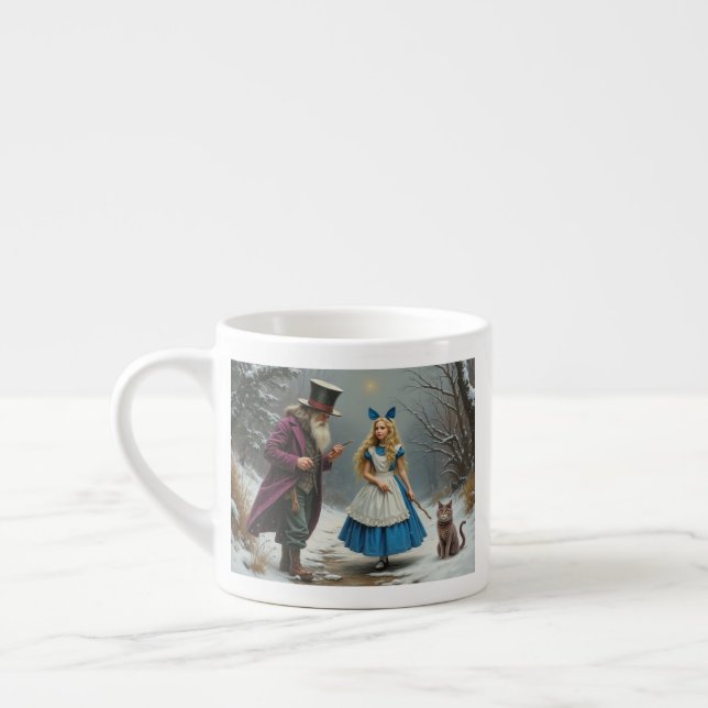 Winter Alice right hand espresso mug (Left)