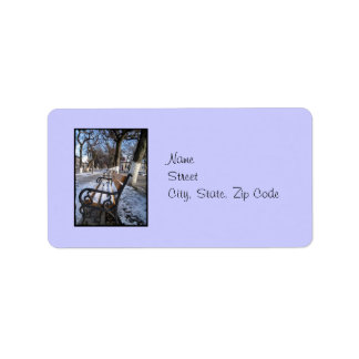 Winter Alley  Address Label