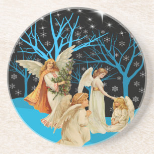 Winter Angels Coaster