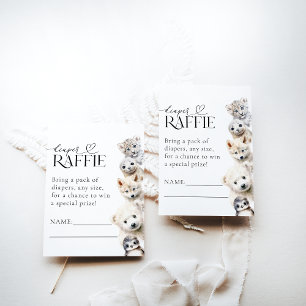 Winter Animals Gender Neutral Baby Shower Enclosure Card