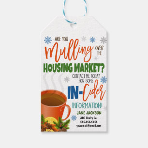 Winter Apple Cider Realtor Gift Tags