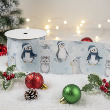 Winter Arctic Animals Cute Polar Animals Christmas