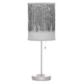 Winter Aspen Trees Table Lamp (Left)