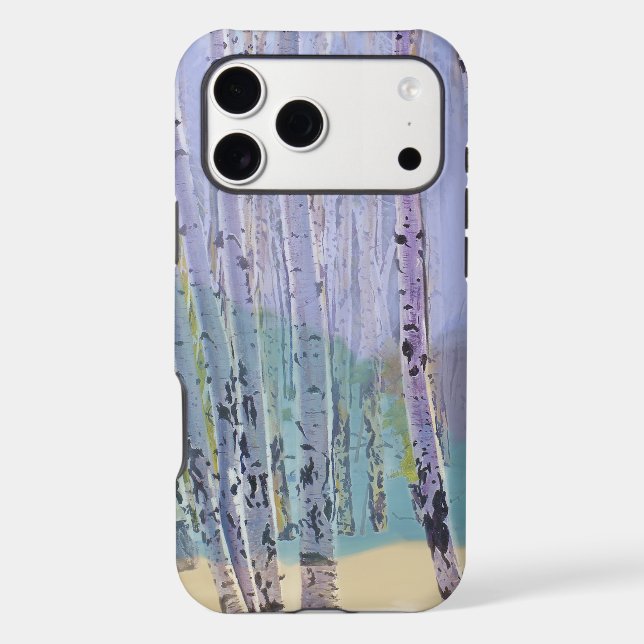 Winter Aspen Woodland Personalize Your Case-Mate iPhone Case (Back)