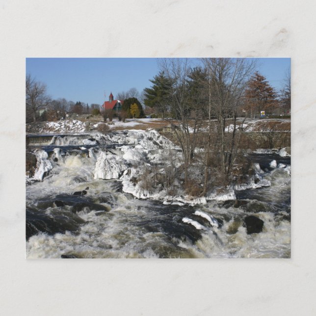Winter at Cargill Falls Postcard (Front)