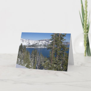 Winter at Crater Lake Card