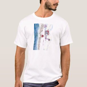 winter at Nubble LIghthouse in Maine T-Shirt