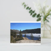 Winter at Pinecrest Lake Postcard (Standing Front)
