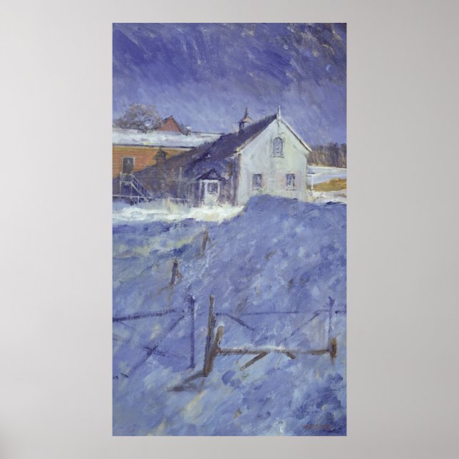 Winter at Silver Lodge Poster (Front)