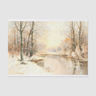 Winter at Spreewald, Decoupage Tissue Paper