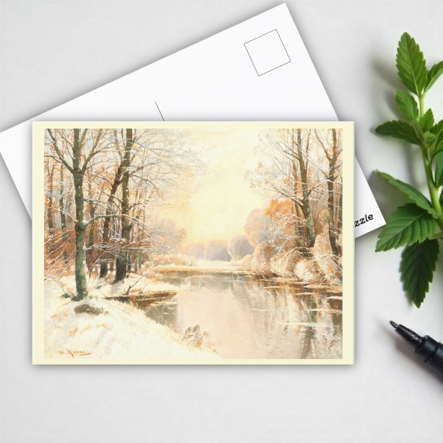 Winter at Spreewald  Holiday Postcard (Creator Uploaded)